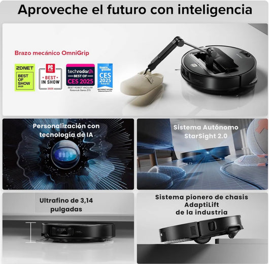 Robot Aspirador con Brazo Lumara