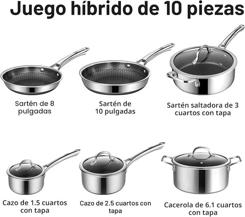 Juego de cacerolas Lumara