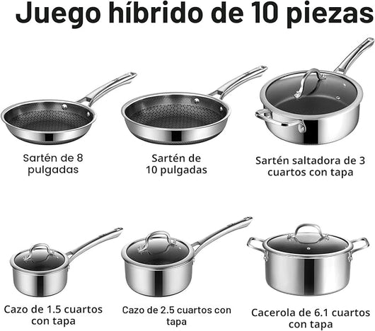 Juego de cacerolas Lumara