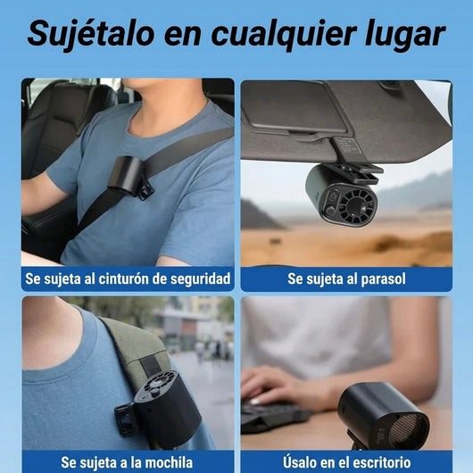 Mini Ventilador Clip 360°