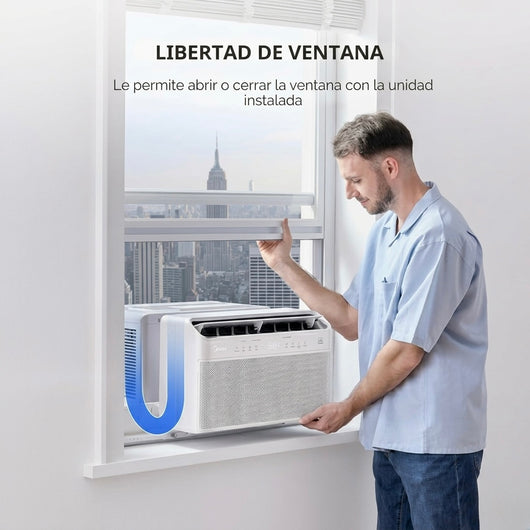 Aire acondicionado de ventana inteligente